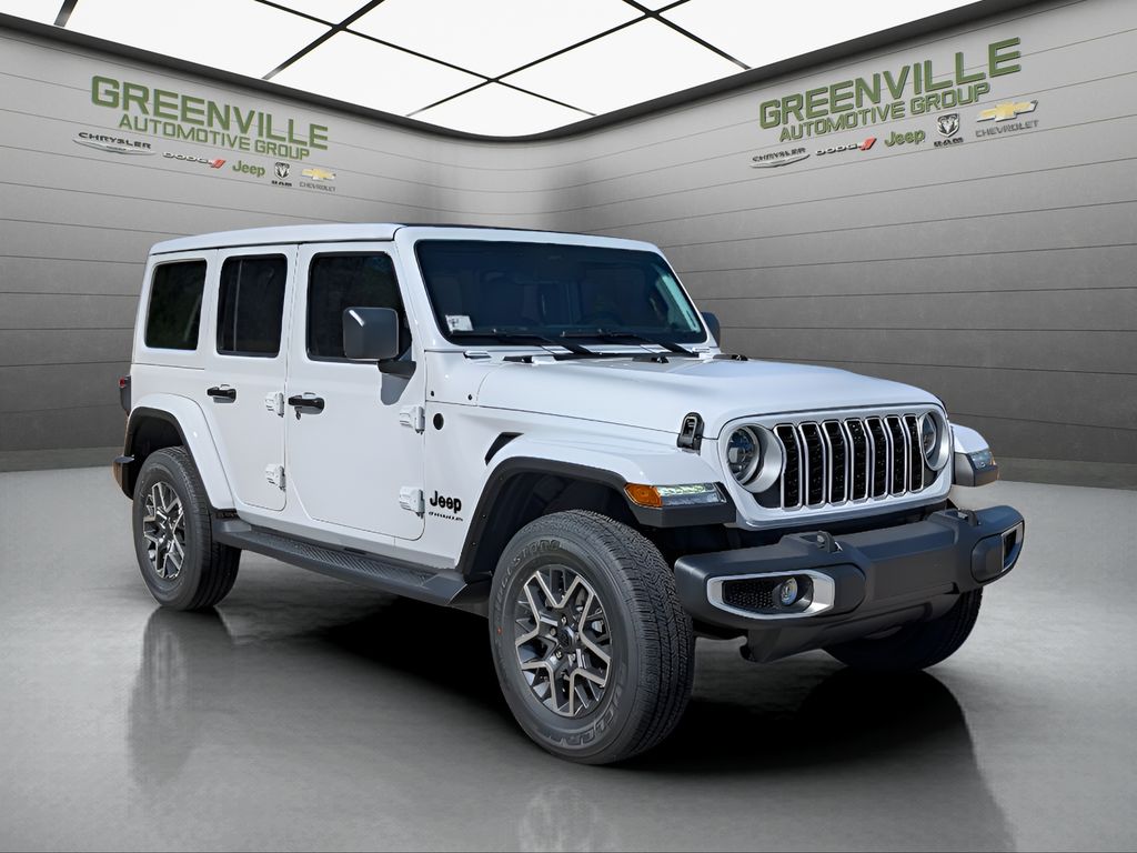2026 Jeep Wrangler Sahara - Bright White Clearcoat exterior view 10