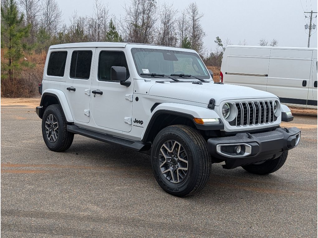 2026 Jeep Wrangler Sahara - Bright White Clearcoat exterior view 11