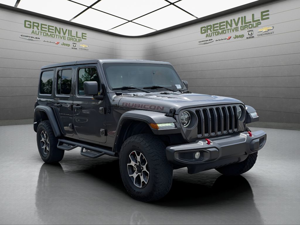 2022 Jeep Wrangler Unlimited Rubicon - Granite Crystal Metallic Clearcoat exterior view 10