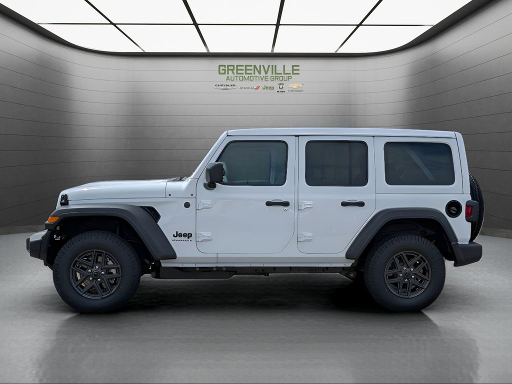 2026 Jeep Wrangler Sport S - Bright White Clearcoat exterior view 2