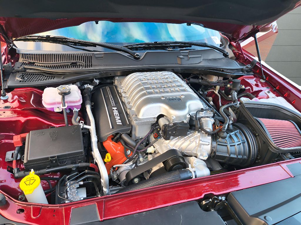2023 Dodge Challenger SRT Hellcat Widebody Jailbreak - Octane Red Pearlcoat exterior view 3
