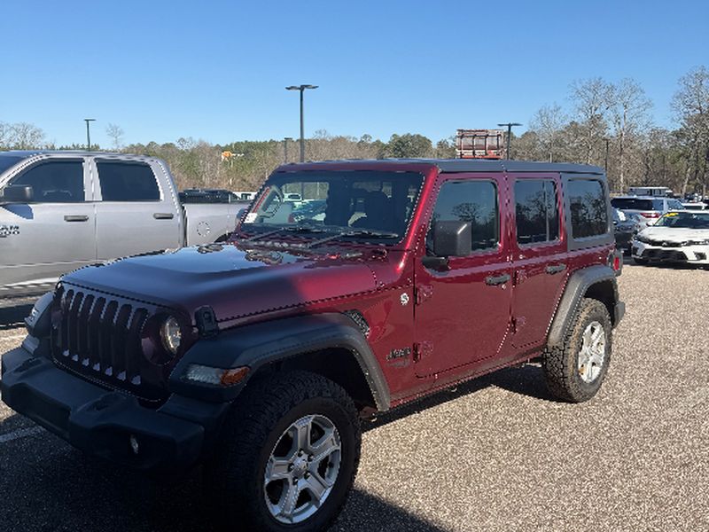 2021 Jeep Wrangler Unlimited Sport RHD - Snazzberry Pearlcoat exterior view 2