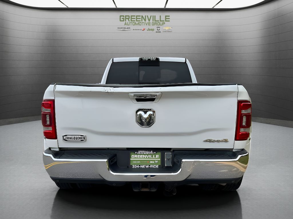 2019 Ram 3500 Longhorn - Bright White Clearcoat exterior view 4