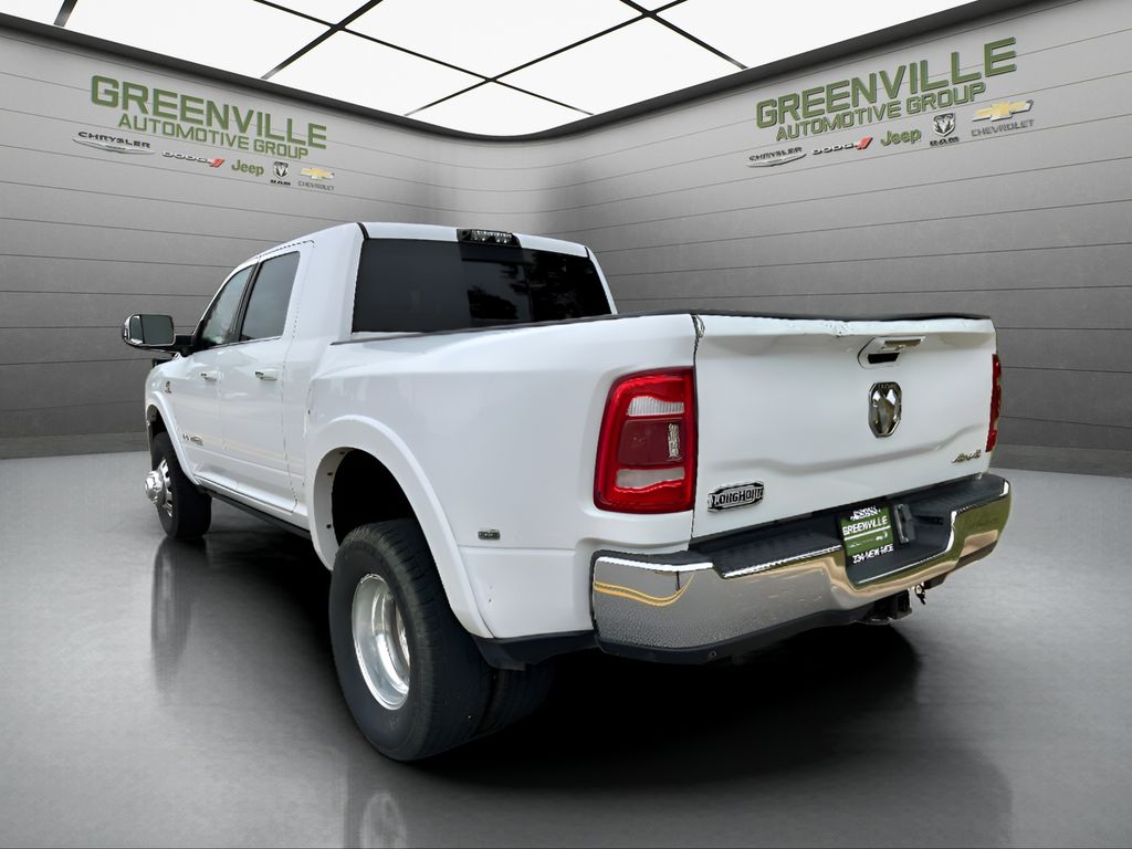 2019 Ram 3500 Longhorn - Bright White Clearcoat exterior view 3