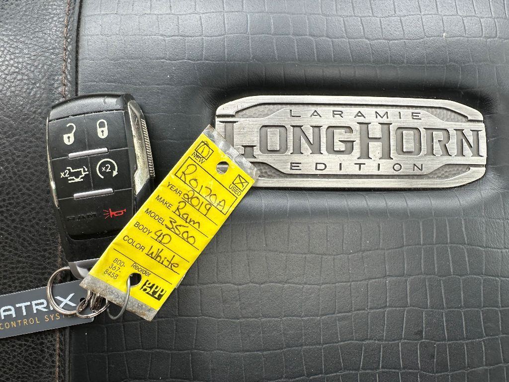 2019 Ram 3500 Longhorn - Bright White Clearcoat exterior view 14