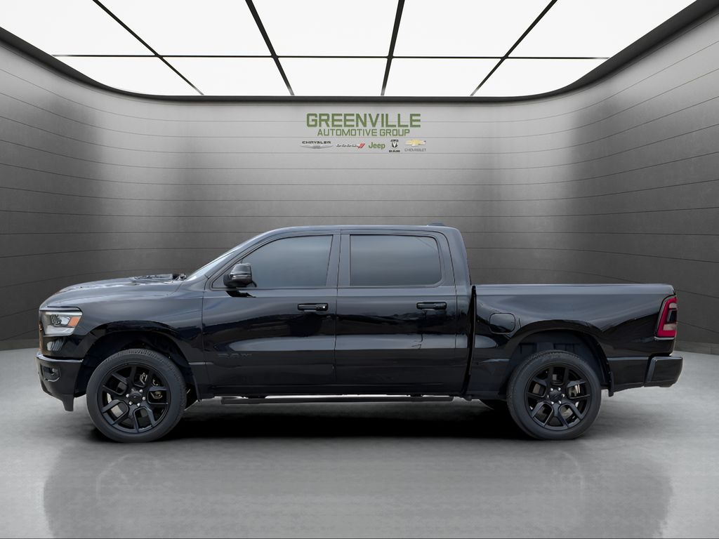 2023 Ram 1500 Laramie Night Edition - Diamond Black Crystal Pearlcoat exterior view 2