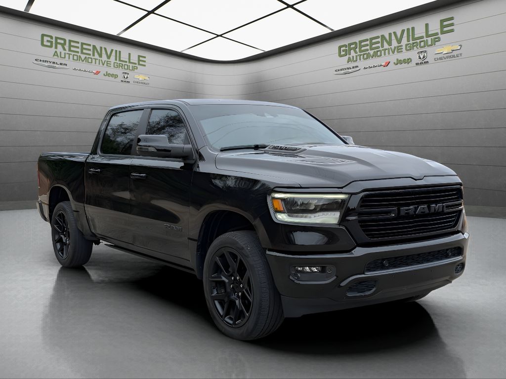 2023 Ram 1500 Laramie Night Edition - Diamond Black Crystal Pearlcoat exterior view 10