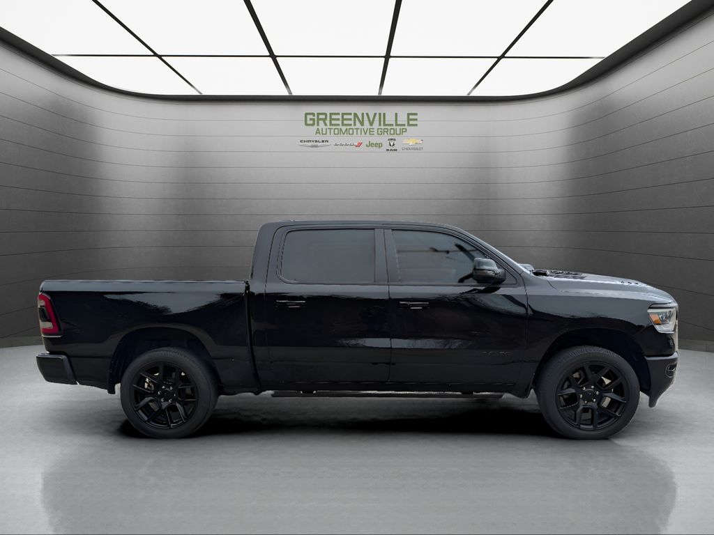 2023 Ram 1500 Laramie Night Edition - Diamond Black Crystal Pearlcoat exterior view 9