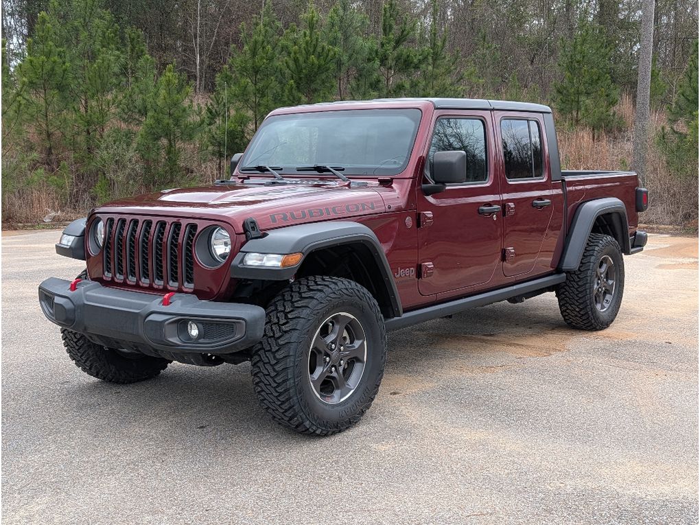 2021 Jeep Gladiator Rubicon - Snazzberry Pearlcoat exterior view 1