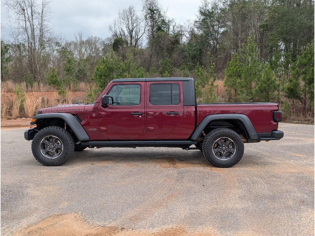 2021 Jeep Gladiator Rubicon - Snazzberry Pearlcoat exterior view 2