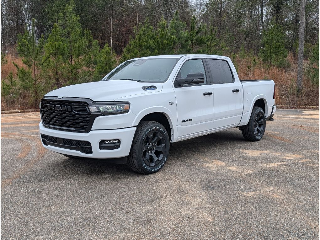 2026 Ram 1500 Big Horn Level 2 Night Edition w/Hemi - Bright White Clearcoat exterior view 1