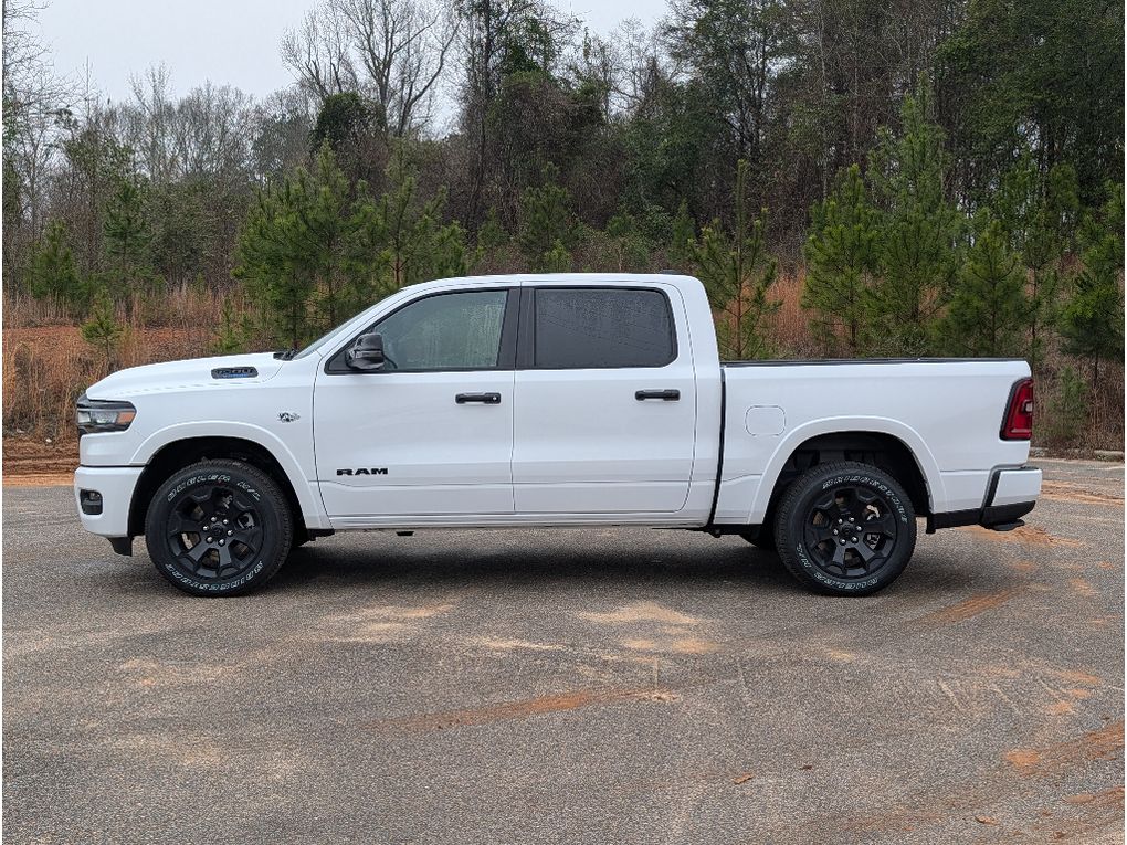 2026 Ram 1500 Big Horn Level 2 Night Edition w/Hemi - Bright White Clearcoat exterior view 2