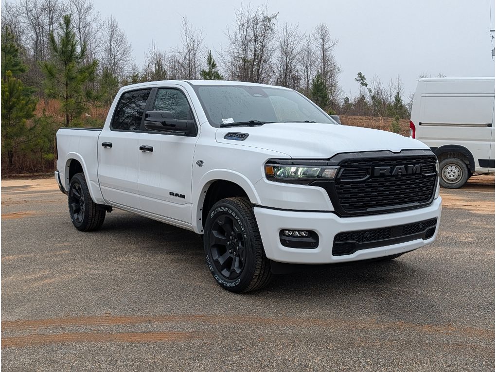 2026 Ram 1500 Big Horn Level 2 Night Edition w/Hemi - Bright White Clearcoat exterior view 10