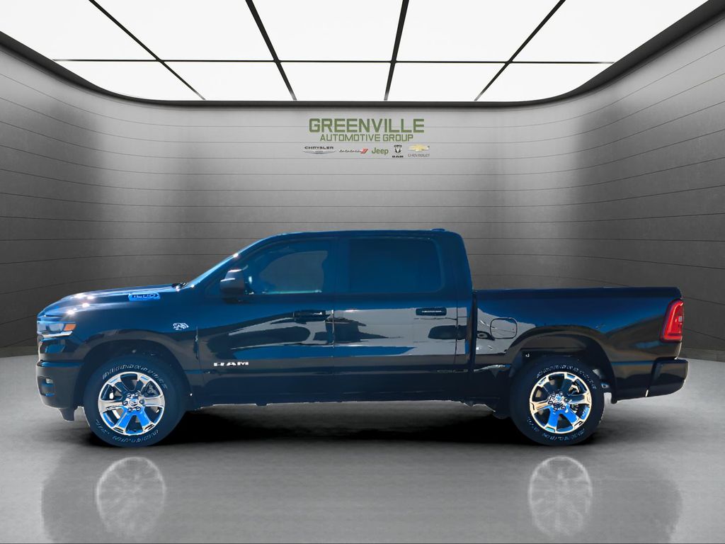 2026 Ram 1500 Big Horn Hemi Night Edition - Diamond Black Crystal Pearlcoat exterior view 2