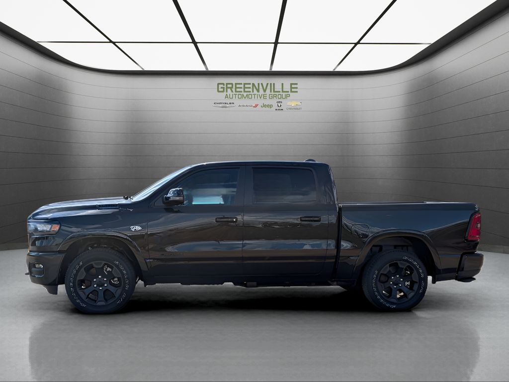 2026 Ram 1500 Big Horn Level 2 Night Edition w/Hemi - Diamond Black Crystal Pearlcoat exterior view 2