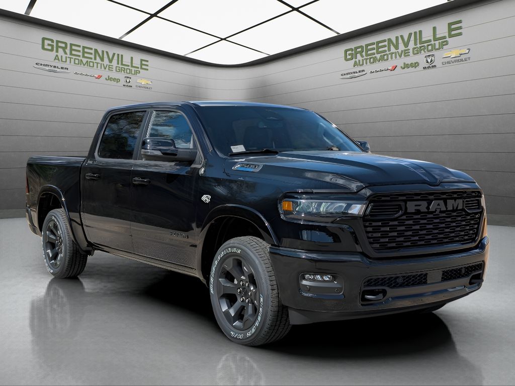 2026 Ram 1500 Big Horn Level 2 Night Edition w/Hemi - Diamond Black Crystal Pearlcoat exterior view 10