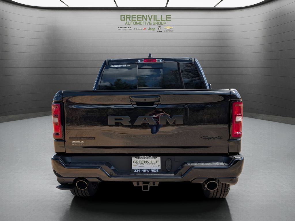 2026 Ram 1500 Big Horn Level 2 Night Edition w/Hemi - Diamond Black Crystal Pearlcoat exterior view 6