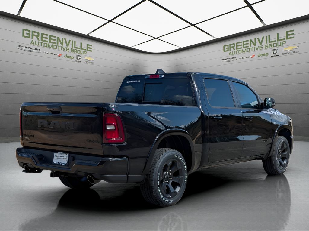 2026 Ram 1500 Big Horn Level 2 Night Edition w/Hemi - Diamond Black Crystal Pearlcoat exterior view 8