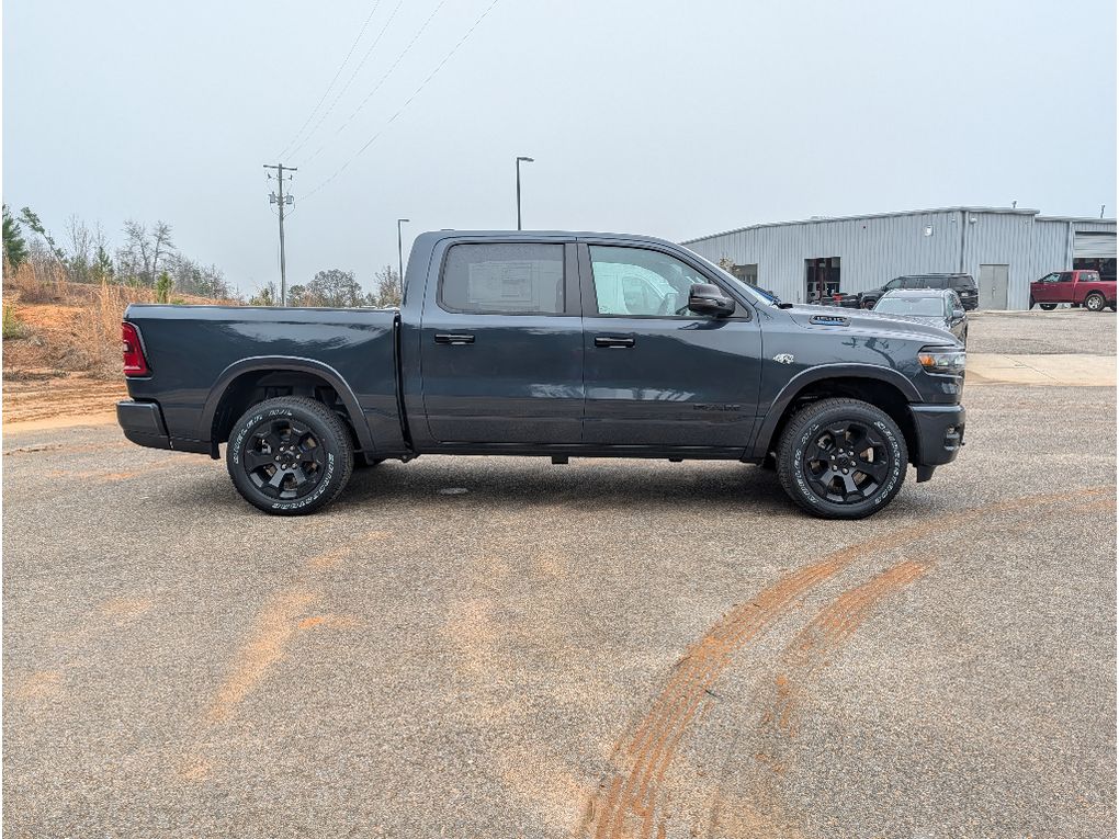 2026 Ram 1500 Big Horn Level 2 Night Edition w/Hemi - Forged Blue Metallic exterior view 9