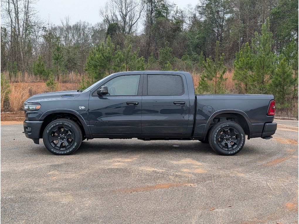 2026 Ram 1500 Big Horn Level 2 Night Edition w/Hemi - Forged Blue Metallic exterior view 2