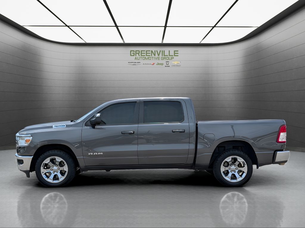2021 Ram 1500 Big Horn Level 2 Crew Cab 4x4 - Granite Crystal Metallic Clearcoat exterior view 2