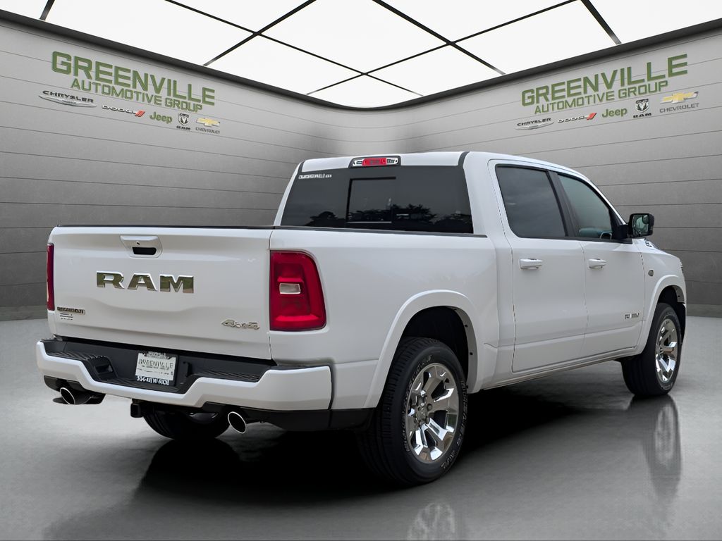 2026 Ram 1500 Big Horn Sport Hemi 4x4 Crew Cab - Bright White Clearcoat exterior view 8