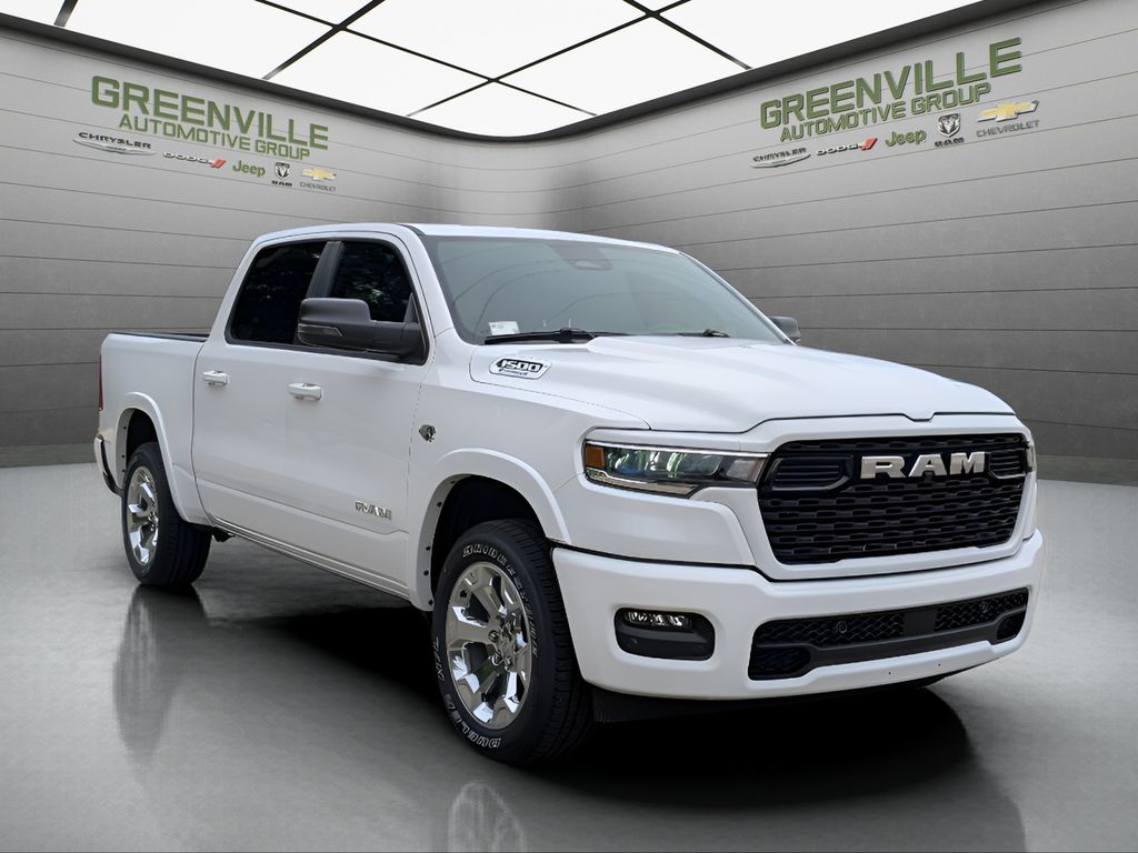 2026 Ram 1500 Big Horn Sport Hemi 4x4 Crew Cab - Bright White Clearcoat exterior view 10