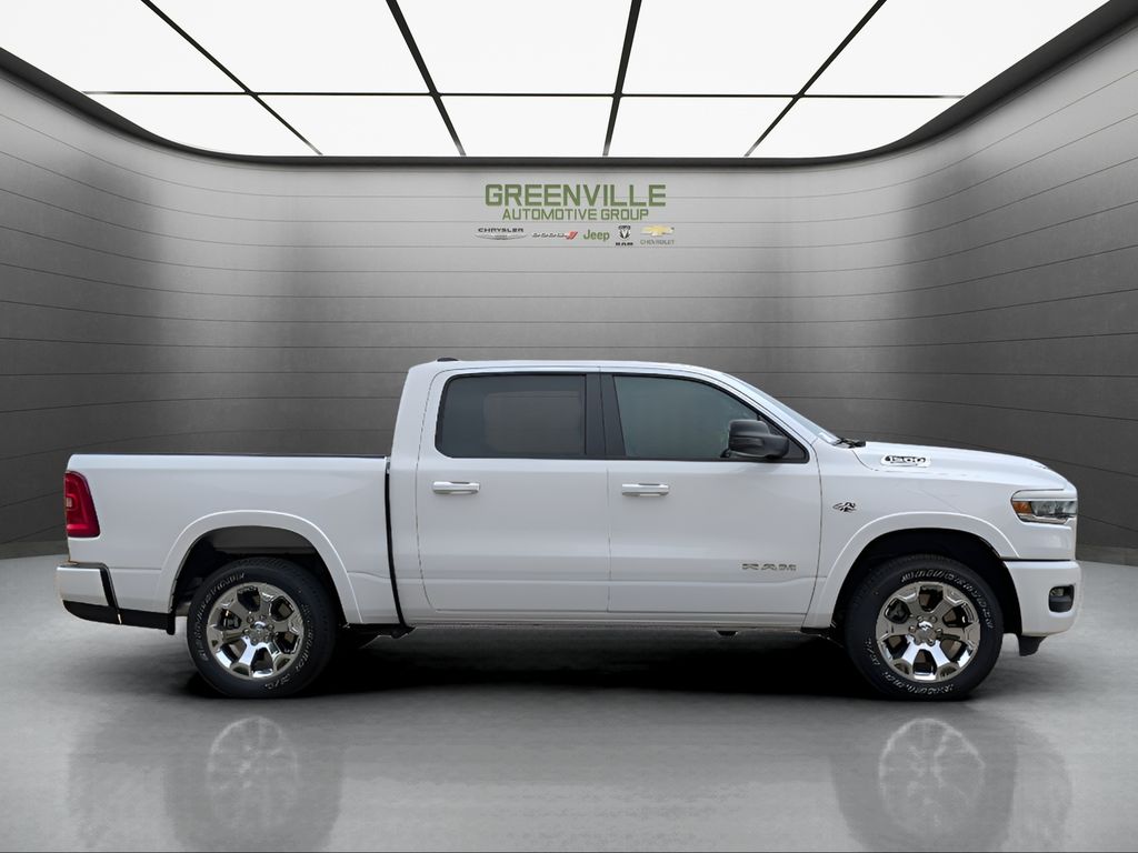 2026 Ram 1500 Big Horn Sport Hemi 4x4 Crew Cab - Bright White Clearcoat exterior view 9