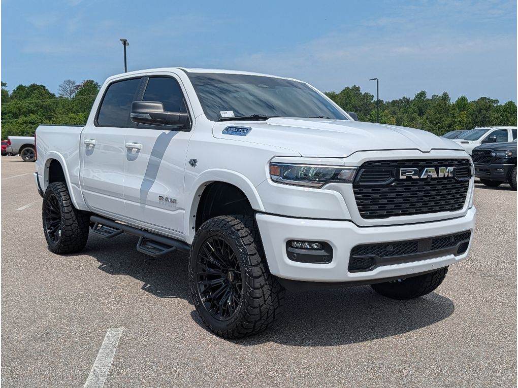 2026 Ram 1500 Big Horn Sport Hemi 4x4 Crew Cab - Bright White Clearcoat exterior view 8