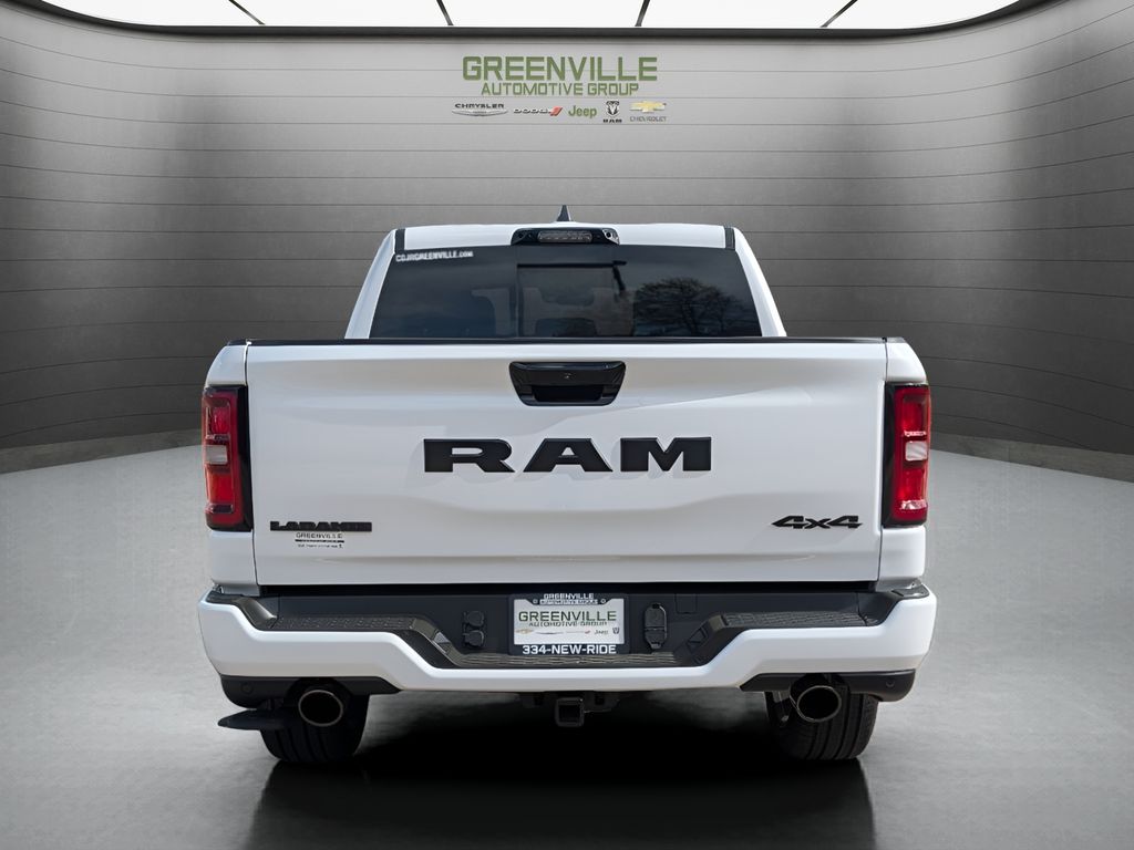 2026 Ram 1500 Laramie Night Edition Hemi 4x4 Crew Cab - Bright White Clearcoat exterior view 8