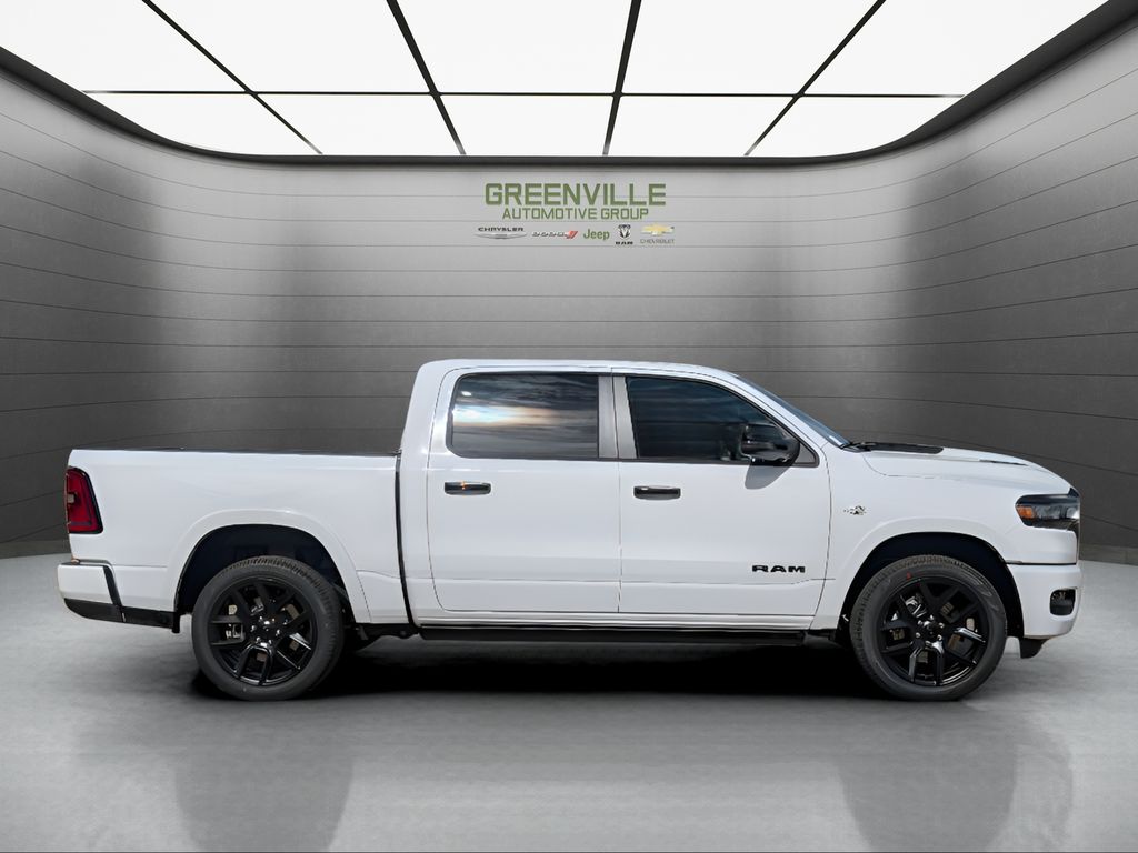 2026 Ram 1500 Laramie Night Edition Hemi 4x4 Crew Cab - Bright White Clearcoat exterior view 7