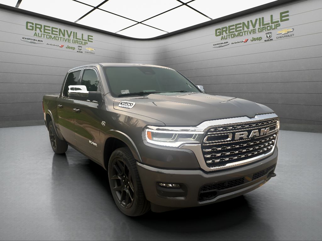 2026 Ram 1500 Limited Longhorn Hemi 4x4 Crew Cab - Granite Crystal Metallic Clearcoat exterior view 3