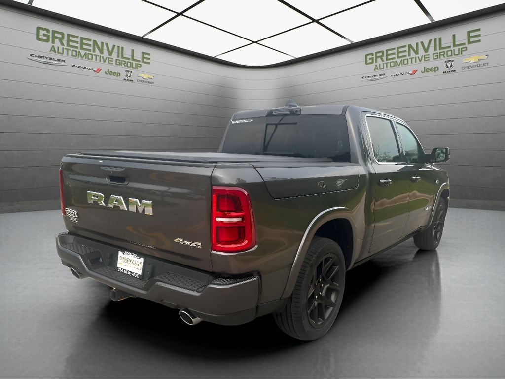 2026 Ram 1500 Limited Longhorn Hemi 4x4 Crew Cab - Granite Crystal Metallic Clearcoat exterior view 5