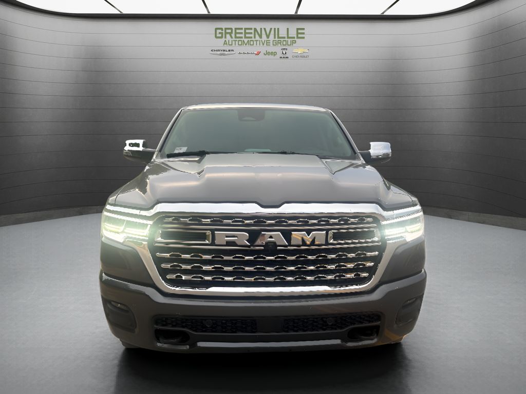 2026 Ram 1500 Limited Longhorn Hemi 4x4 Crew Cab - Granite Crystal Metallic Clearcoat exterior view 2