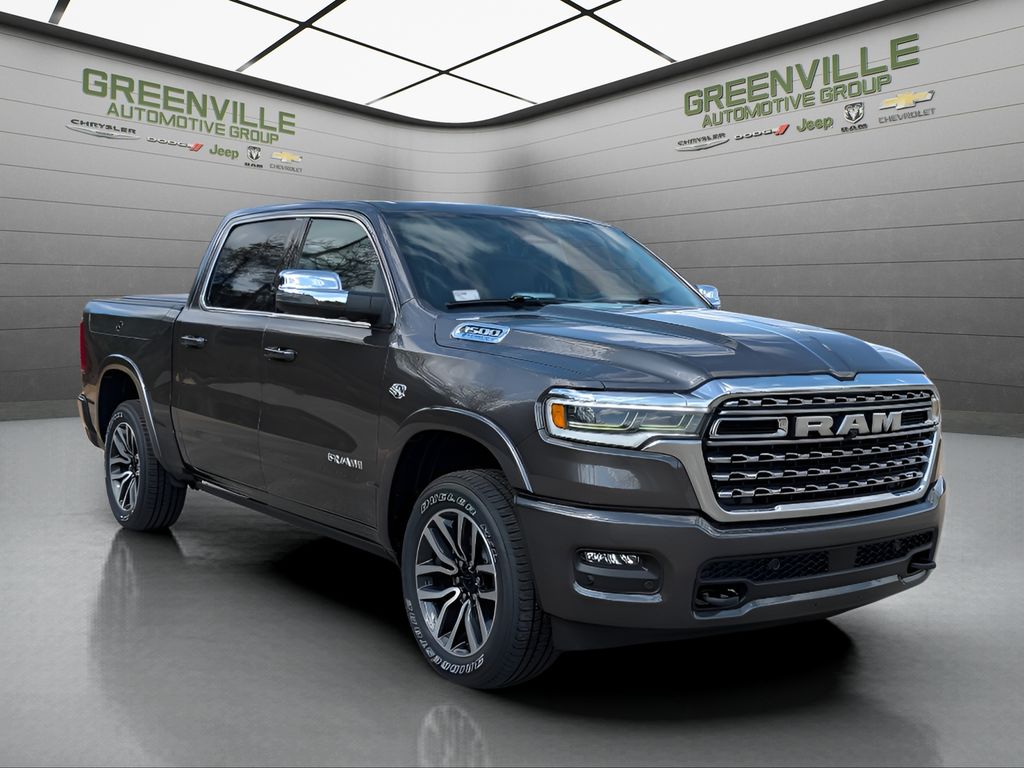 2026 Ram 1500 Limited Longhorn Hemi 4x4 Crew Cab - Granite Crystal Metallic Clearcoat exterior view 2