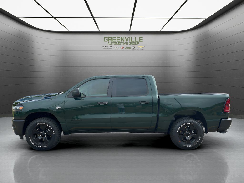 2026 Ram 1500 Warlock Hemi 4x4 Crew Cab - Serrano Green Metallic exterior view 8