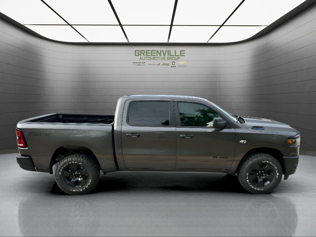 2026 Ram 1500 Warlock Hemi 4x4 Crew Cab - Granite Crystal Metallic Clearcoat exterior view 4