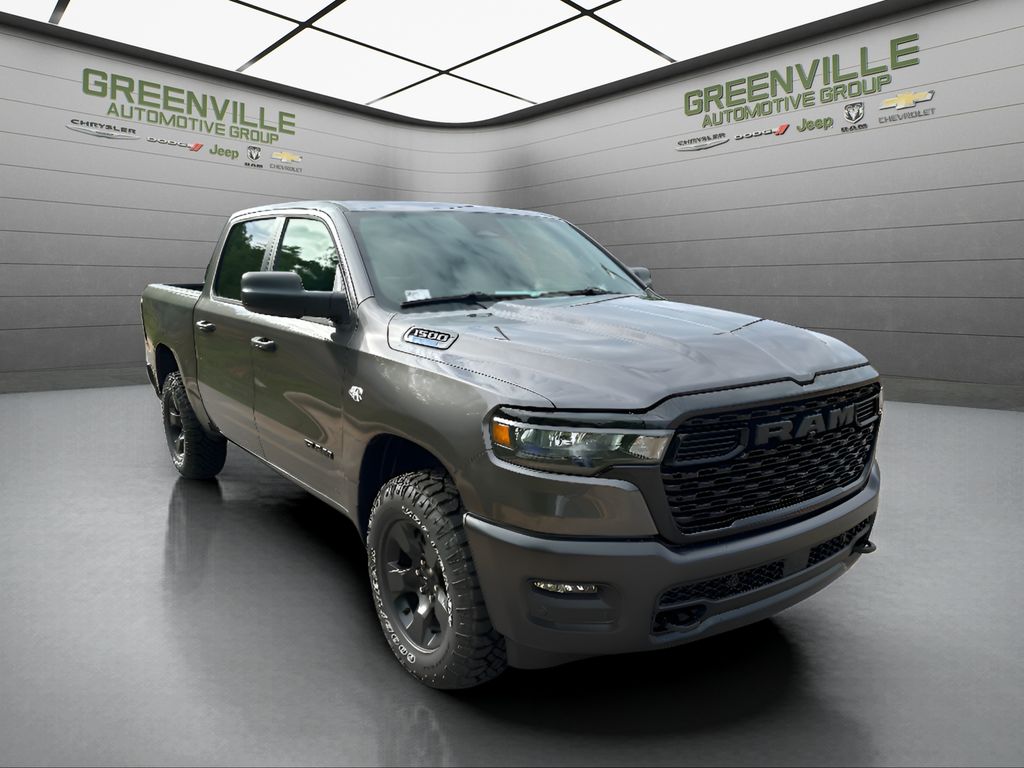 2026 Ram 1500 Warlock Hemi 4x4 Crew Cab - Granite Crystal Metallic Clearcoat exterior view 3