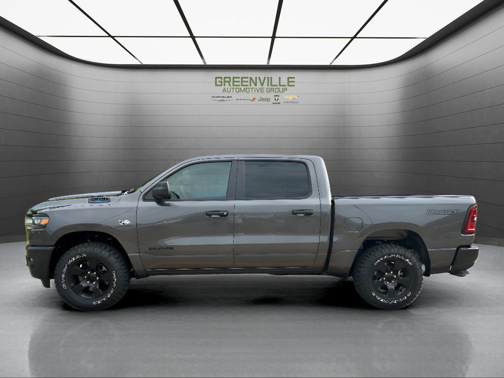2026 Ram 1500 Warlock Hemi 4x4 Crew Cab - Granite Crystal Metallic Clearcoat exterior view 8