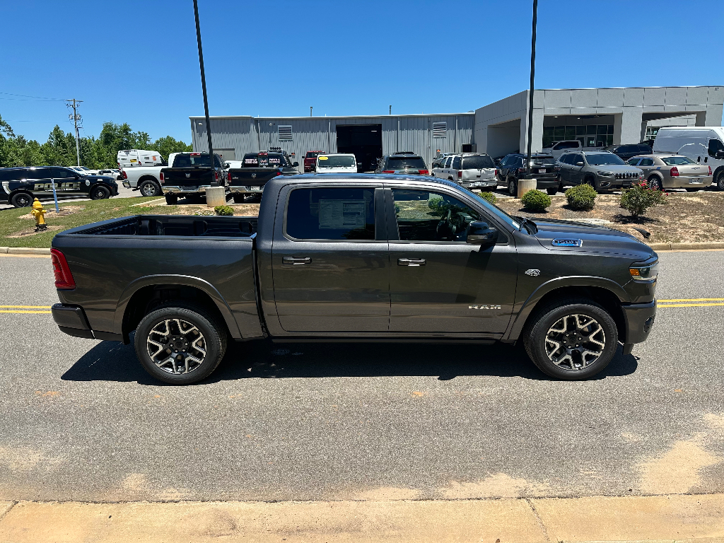 2026 Ram 1500 Laramie Level 2 Hemi 4x4 Crew Cab - Granite Crystal Metallic Clearcoat exterior view 4