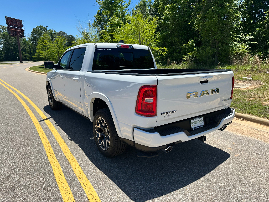 2026 Ram 1500 Laramie Level 2 Hemi 4x4 Crew Cab - Bright White Clearcoat exterior view 7