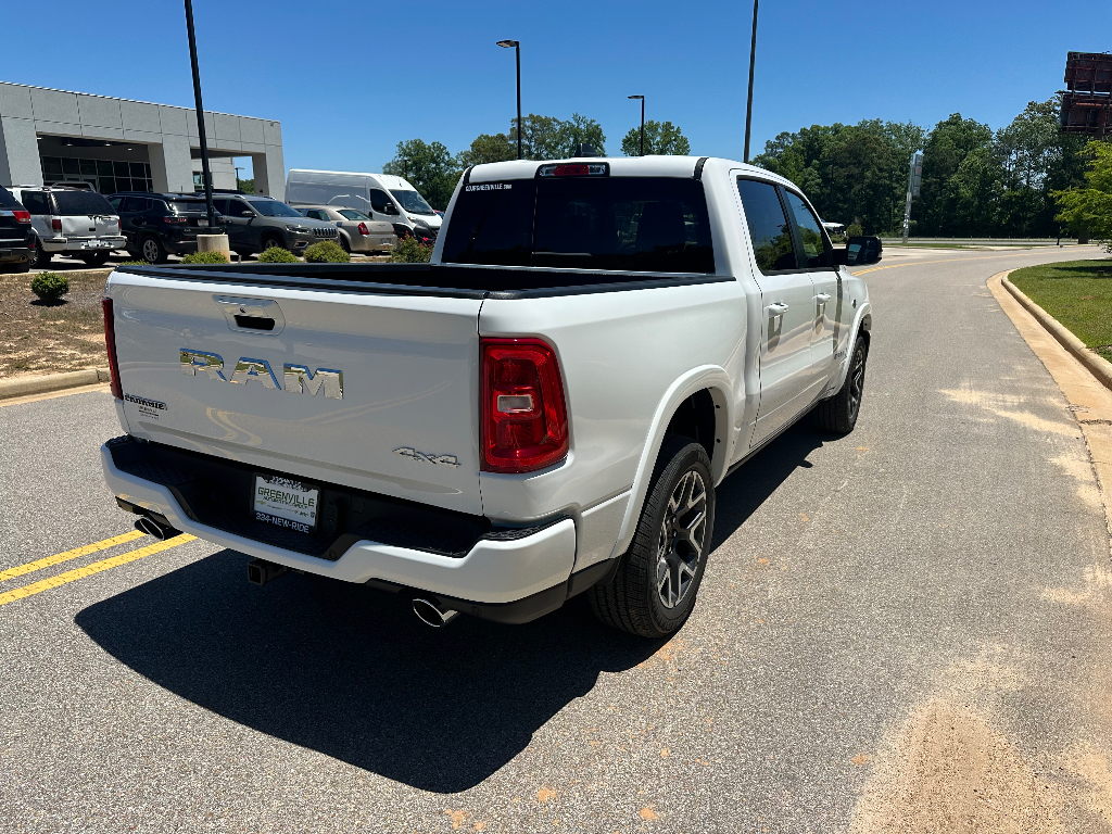 2026 Ram 1500 Laramie Level 2 Hemi 4x4 Crew Cab - Bright White Clearcoat exterior view 5