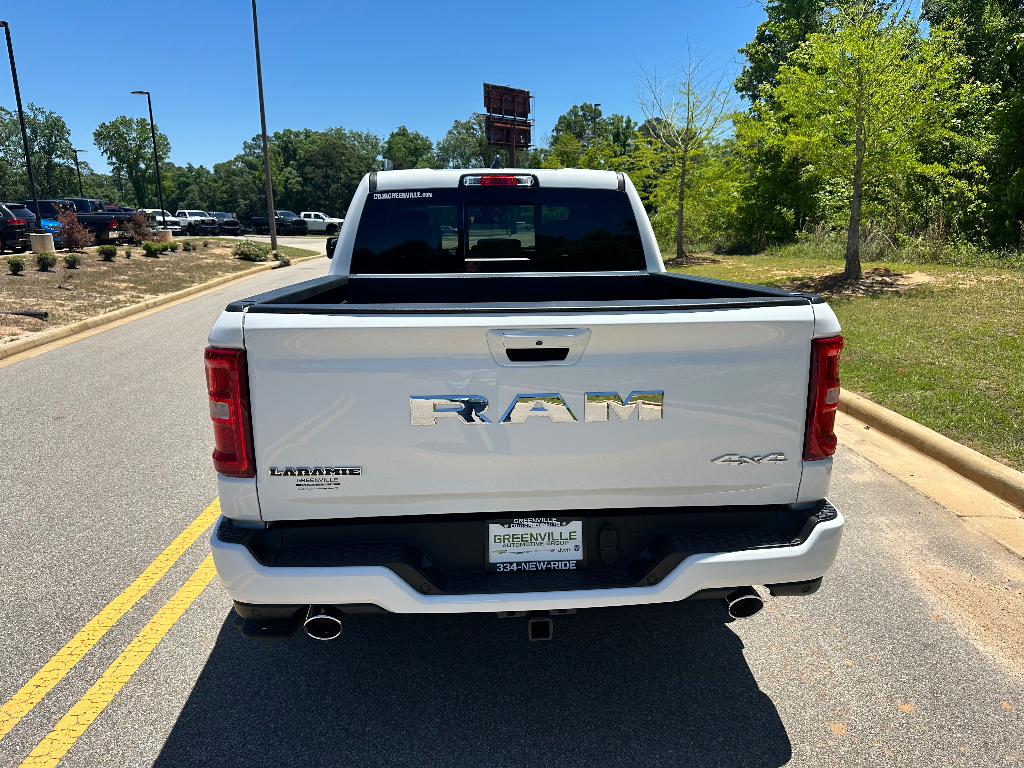 2026 Ram 1500 Laramie Level 2 Hemi 4x4 Crew Cab - Bright White Clearcoat exterior view 6