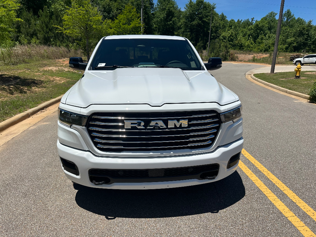 2026 Ram 1500 Laramie Level 2 Hemi 4x4 Crew Cab - Bright White Clearcoat exterior view 2