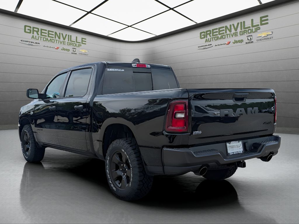 2026 Ram 1500 Warlock Hemi 4x4 Crew Cab - Diamond Black Crystal Pearlcoat exterior view 5