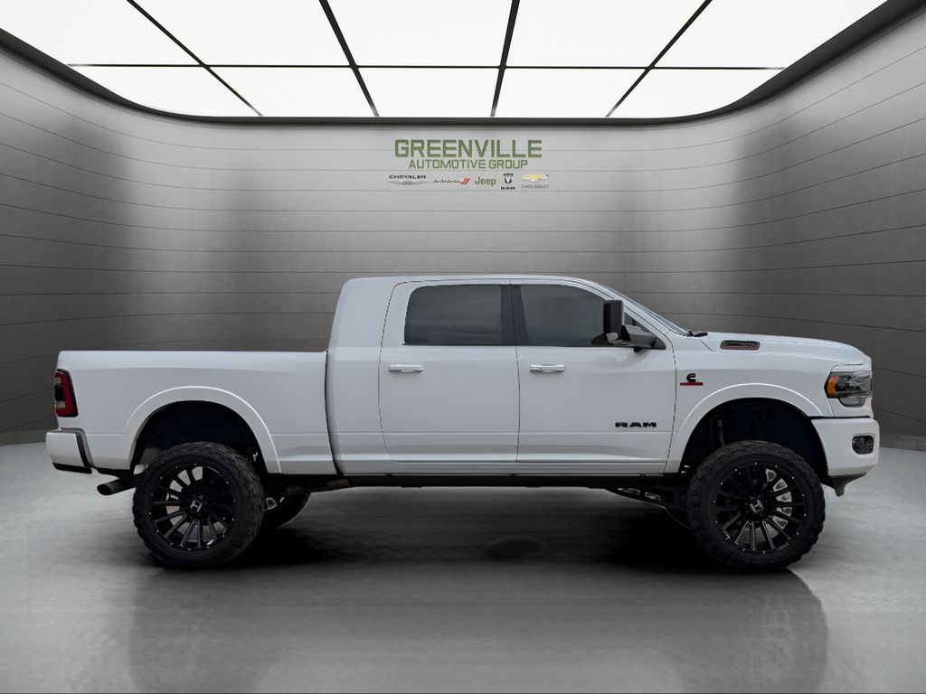 2022 Ram 2500 Limited Night Mega Cab 4x4 - Bright White Clearcoat exterior view 9