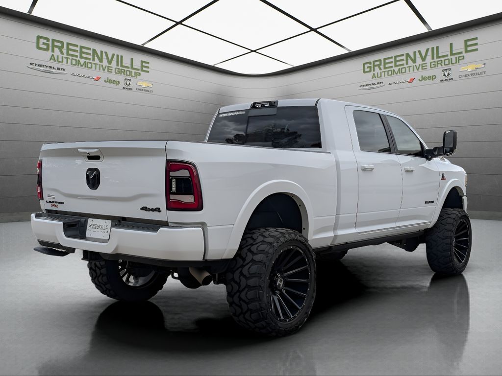 2022 Ram 2500 Limited Night Mega Cab 4x4 - Bright White Clearcoat exterior view 8