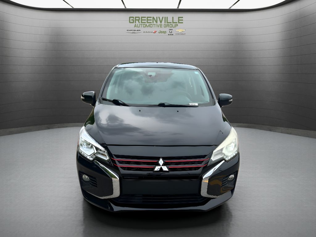 2022 Mitsubishi Mirage SE - Mystic Black Metallic exterior view 2