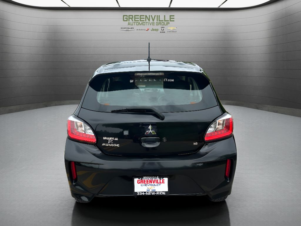 2022 Mitsubishi Mirage SE - Mystic Black Metallic exterior view 6