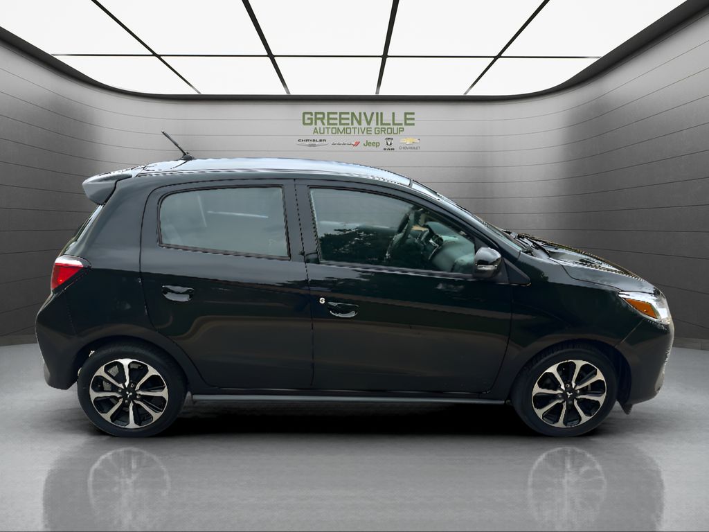 2022 Mitsubishi Mirage SE - Mystic Black Metallic exterior view 4